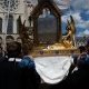 Procession avant la Messe du lundi de Pentecôte,